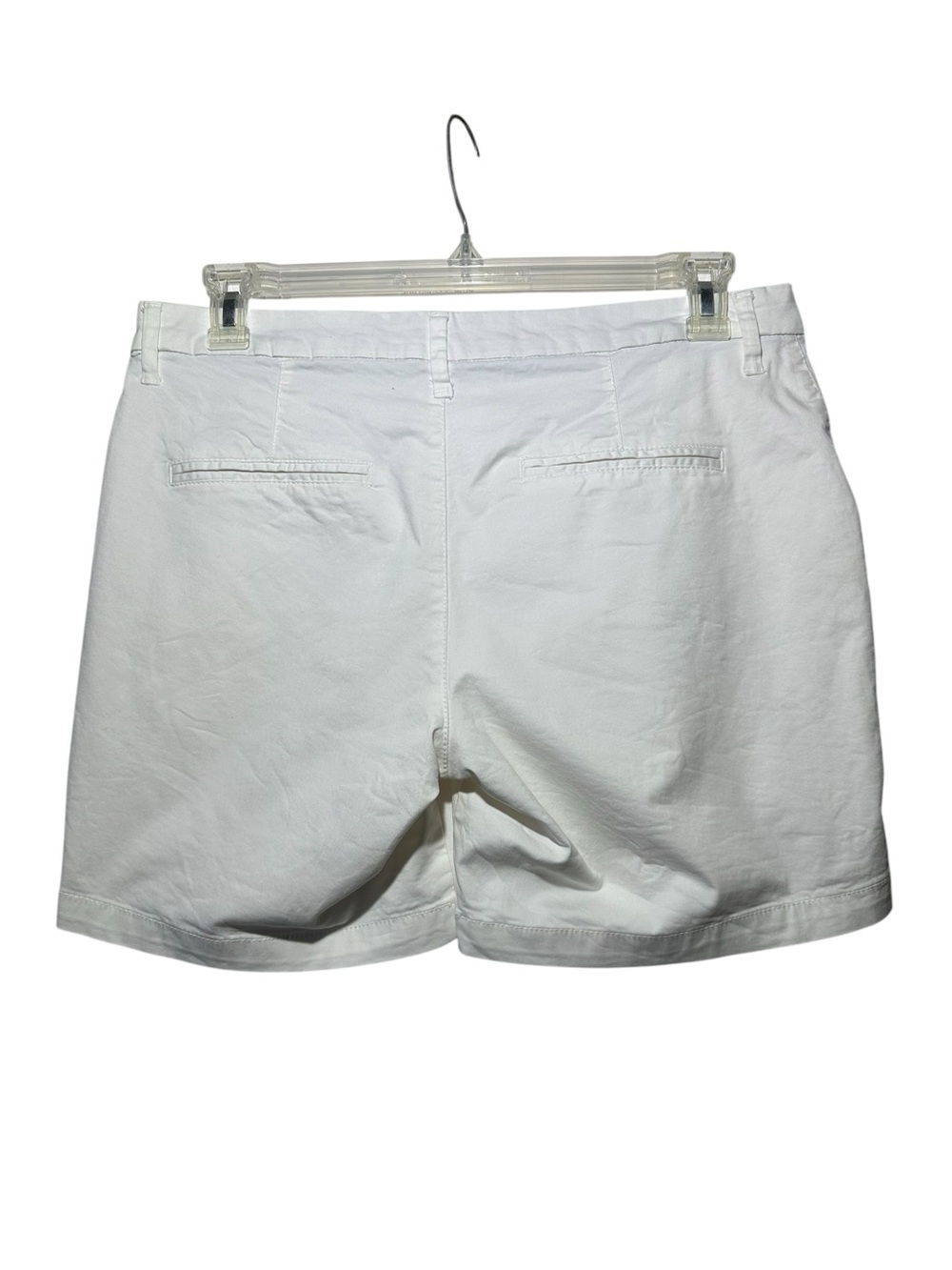 Old Navy White and Navy Palm-Print Women's Shorts Duo - Picture 8 of 10